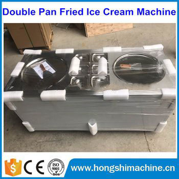 thailand fry ice cream machine / fried ice cream making machine for sale