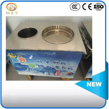 frozen yogurt kiosk / fried yogurt machine