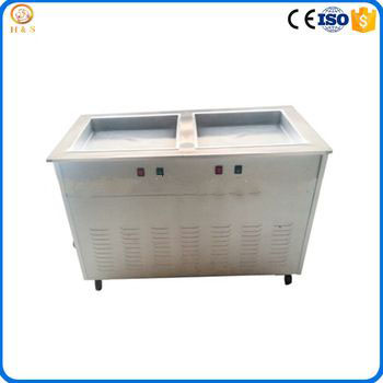 commercial thailand fry ice cream machine