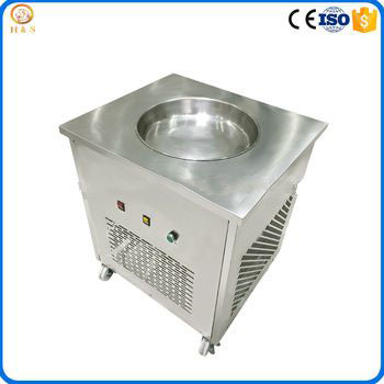 Hot sale instant ice cream frying machine