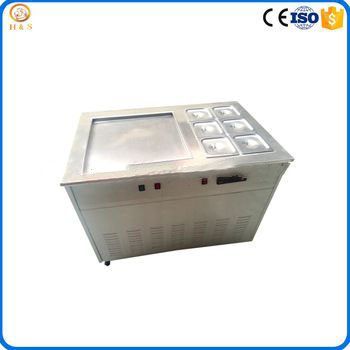 fried ice machine cheese snowflake and fried snow machine slush, fruit ice maker, fried milk ice pan machine