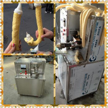 Best selling 304 SUS con ice cream machine