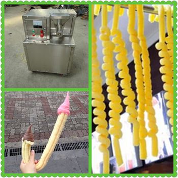 Best selling 304 SUS ice cream corn machine / con ice cream machine / ice cream cone filling machine