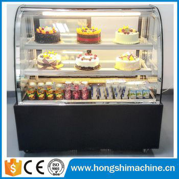 Glass doors fresh keeping cabinet