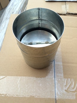 Ventilation Damper One way Shuffer GI damper