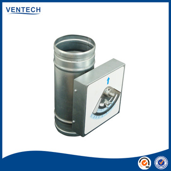 Round steel volume control damper for duct accessories