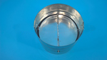 aluminum one way shutter ventilation back draught damper air duct