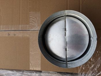 aluminum one way shutter ventilation air duct round air damper back draught damper