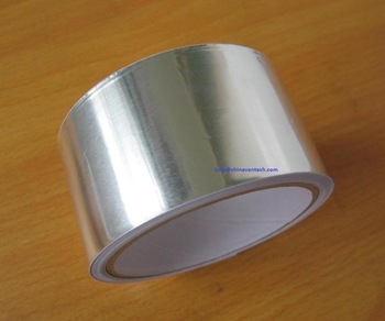 Heating resistant aluminum single sided adhesive tape