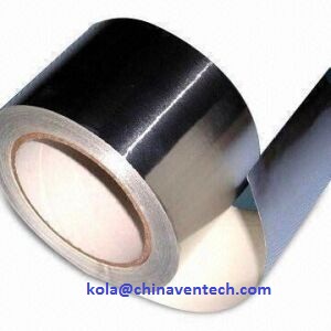 Heating resistant aluminum adhesive tape for HVAC ducts