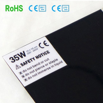 electric thermal carbon heated film for pet 35w