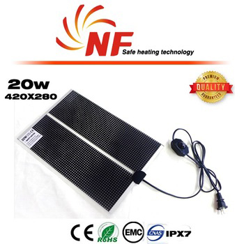 Warmtact Hot Sale Reptile Grid Heating Pad With On Off Controller