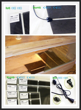 Warmtact silicone heat mat grid design