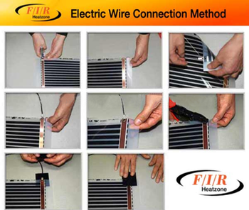 Low electric power electric heating film
