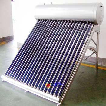 Compact stainless steel solar water heating