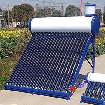 Solar hot water shower geyser with assistant tank