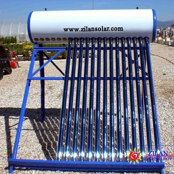 2015 Hot sale non pressure compact vacuum tube solar water heater 200L