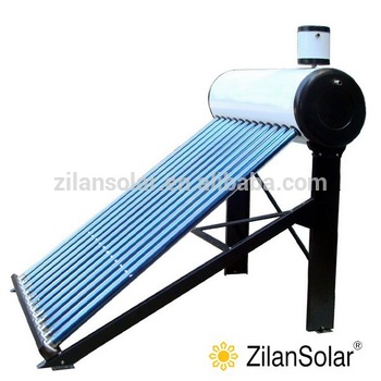 120L 58mm vacuum tube direct plug solar water heater with assistant tank