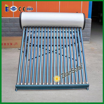Roof mounted sun power solar water heater heat insulation foam solar vacum tubes