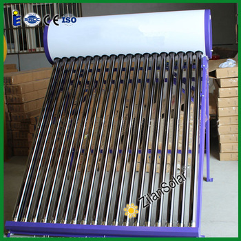 Vacuum tubes home solar system heating boiler