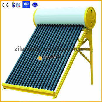 100L home appliances nonpressurized solar water heaters in alibaba