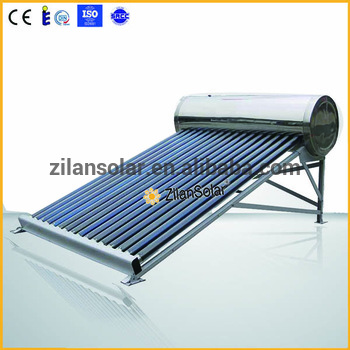 200L stainless water tank solar collector heat pipe solar water heater systems