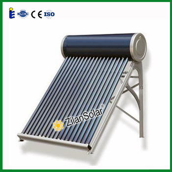 Sauna solar hot water heater
