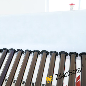 Borosilicate glass tube coated steel heater solar water