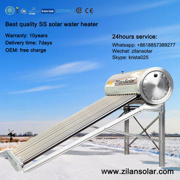 Best price solar water heater from 5tubes to 50tubes/calentadores solares/calentador de agua solar