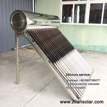 20tubes solar heater water to gas
