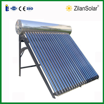 100liter/150liter/200liter/300liter Stainless steel Presssurized solar heat pipe stock tank heater