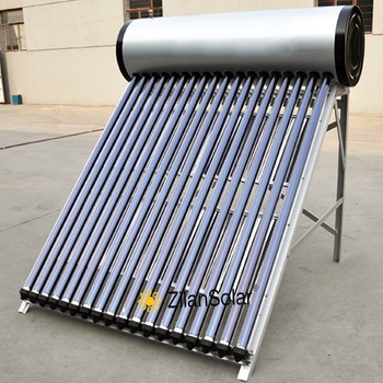 Green,heat pipe pressurized solar water heater