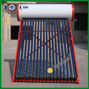 Solar heat pipe hot water heater