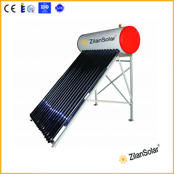Vacuum tube compact pressurized water heating system