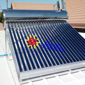 Domestic using stainless steel pressurized solar water heater