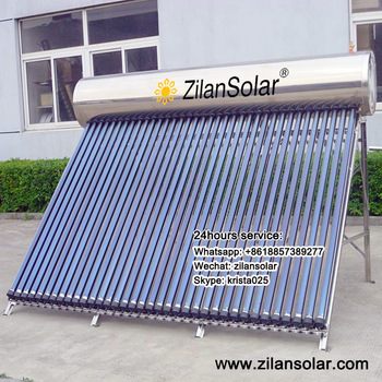 36tubes stainless steel pressurized solar water heaters