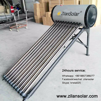 Heat pipe pressurized thermo solar for Argentina market