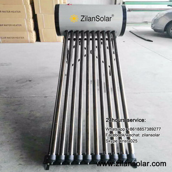 Heat pipe pressurized thermo solar for Argentina market