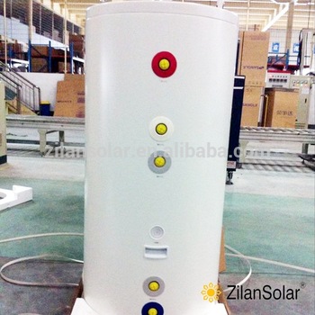 400 vertical split pressurized solar water tank