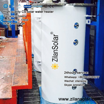150liters solar water storage tank with copper coils