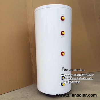 Solar water heater tank with stainless steel heat exchanger