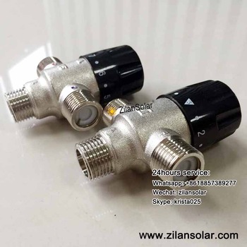 1/2” solar water heater thermostatic mixing valve