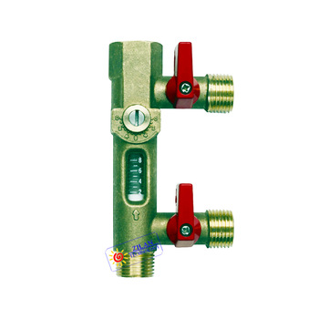 Solar water heater flowmeter