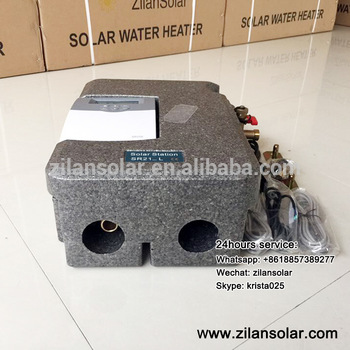 SR21M commercial dual pipe solar water pump station for split pressurized solar water heater