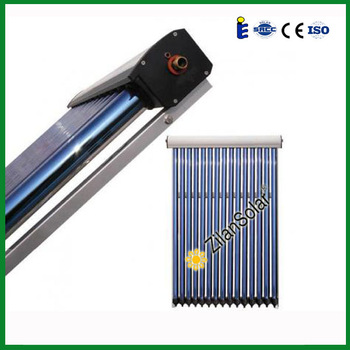 High quality solar thermal copper heat pipe pressure solar collector