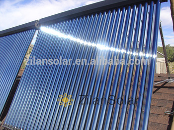 24 tubes solar thermal collectors, heat pipe solar collector