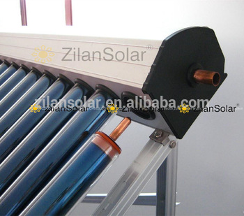 24 tubes solar thermal collectors, heat pipe solar collector