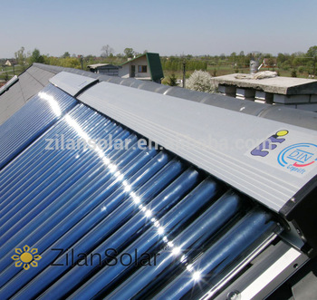 24 tubes solar thermal collectors, heat pipe solar collector