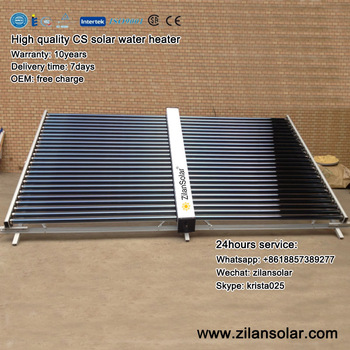 Solar water heating project for swimming pool and hotel central water heating