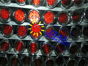 Selective coating for heating solar collector